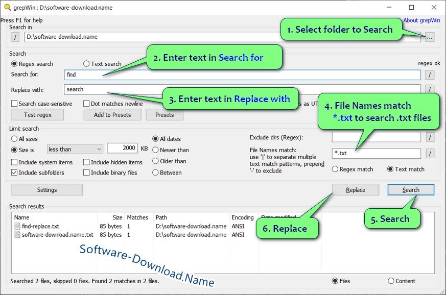 Windows 11 Editor Search And Replace in Directory