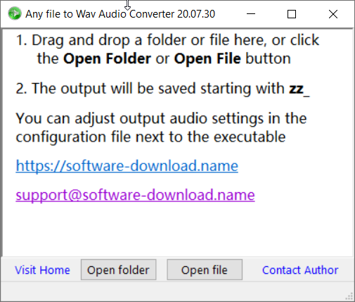 Any file to Wav Converter Windows 10