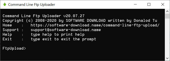 Command Line Ftp Uploader Windows 11